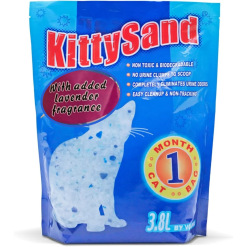 Kitty Sand Lavender - Силиконова котешка тоалетна с аромат на Лавандула (3.8 литра)