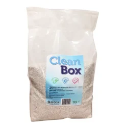 Clean Box Super Premium – бяла бентонитна постелка за котешка тоалетна 10L