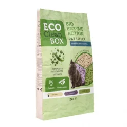 Eco Clean Box Tofu Natural - Соева постелка за котешка тоалетна Натурална 24L