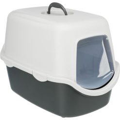 Alternative view of Trixie Vico Litter Tray with Hood – Закрита котешка тоалетна Вико в цвят тъмно сиво и светло сиво (40×40×56 см)