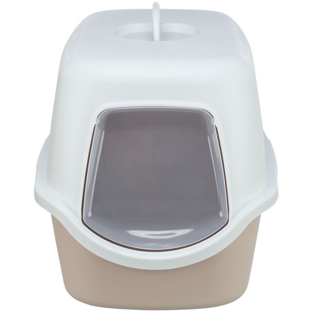 Trixie Vico Litter Tray with Hood – Закрита котешка тоалетна Вико в цвят руж и бяло (40×40×56 см) 1 Trixie Vico Litter Tray with Hood – Закрита котешка тоалетна Вико в цвят руж и бяло (40×40×56 см)