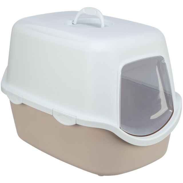 Trixie Vico Litter Tray with Hood – Закрита котешка тоалетна Вико в цвят руж и бяло (40×40×56 см) 2 Trixie Vico Litter Tray with Hood – Закрита котешка тоалетна Вико в цвят руж и бяло (40×40×56 см) - Image 2