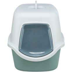 Trixie Vico Litter Tray with Hood – Закрита котешка тоалетна Вико в цвят градински чай и бяло (40×40×56 см)