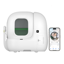 Petkit Purobot Max Pro - Самопочистваща се тоалетна за котки с камера и AI разпознаване – до 17 дни без почистване
