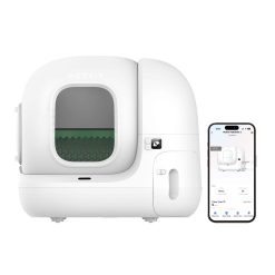 Petkit Pura Max 2 – Самопочистваща се Смарт тоалетна за котки 360° уплътнение, тройна дезодорация, 35 dB