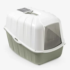 MPS Komoda Verde - Закрита котешка тоалетна с филтър (54×39×40 см) Зелен цвят