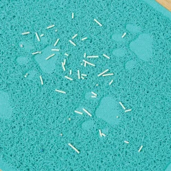 Alternative view of M-pets Cat Litter Mat Blue – Синя постелка за котешка тоалетна 30×40 см