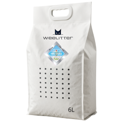 WeeLitter PLUS Натурална соева котешка тоалетна с тапиока и аромат на Млечен шейк 6л