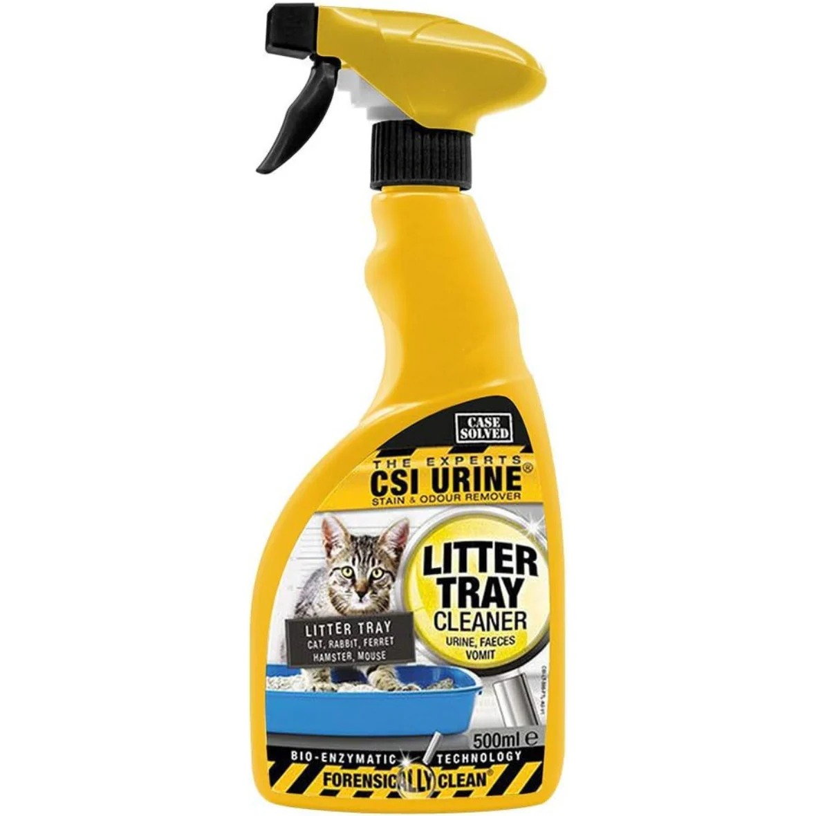 CSI Urine Litter Spray – Ензимен спрей за почистване и подръжка на котешки тоалетни и клетки 1 CSI Urine Litter Spray – Ензимен спрей за почистване и подръжка на котешки тоалетни и клетки
