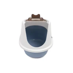 Alternative view of M-Pets ECO TIMA Cat Litter Box – закрита котешка тоалетна Ocean Blue 52.3 × 39.7 × 38 см