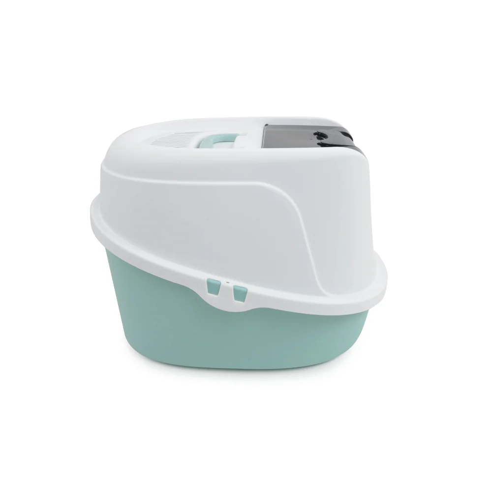 M-Pets ECO TIMA Cat Litter Box L – закрита котешка тоалетна Sea Green 60.2 x 45.1 x 42.4 cm 4 M-Pets ECO TIMA Cat Litter Box L – закрита котешка тоалетна Sea Green 60.2 x 45.1 x 42.4 cm - Image 4