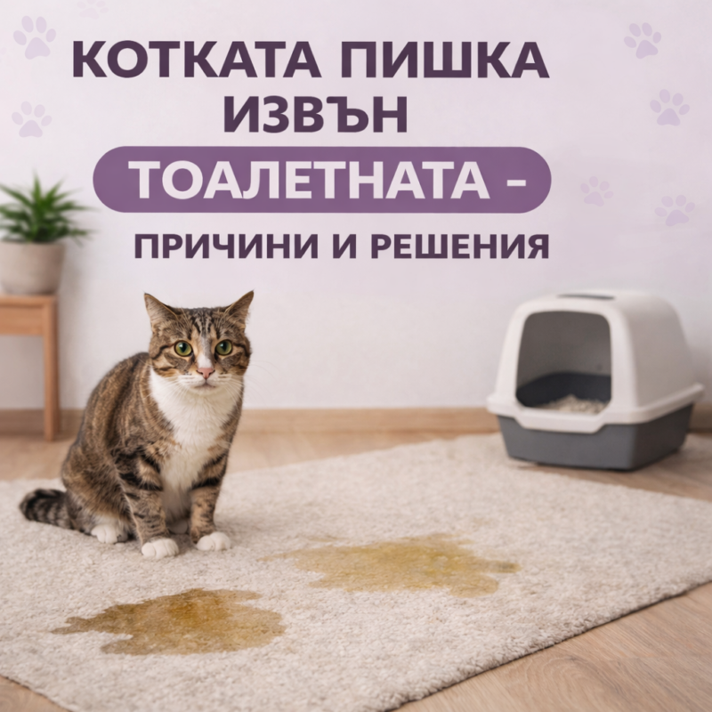 Котката пишка извън тоалетната – всички причини и работещи решения 2 Котката пишка извън тоалетната – причини и решения